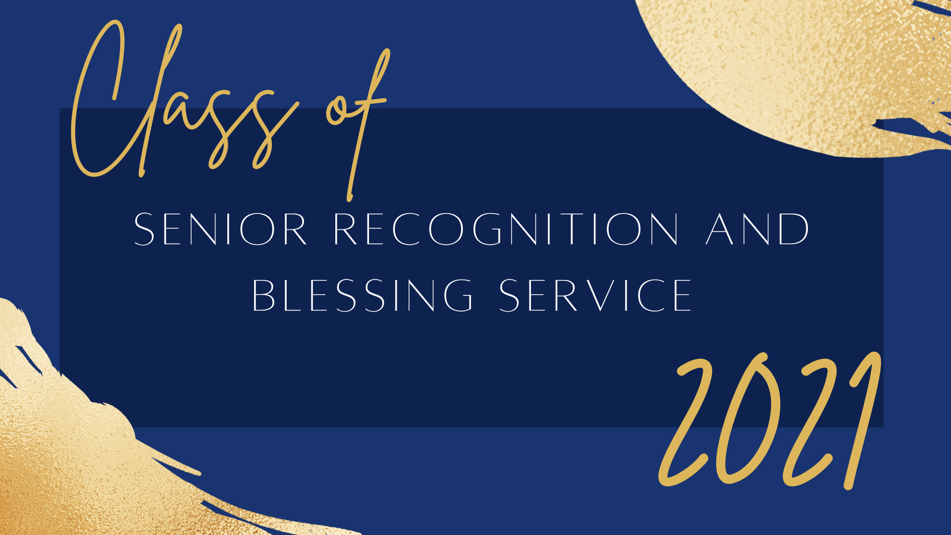 Senior Recognition Service