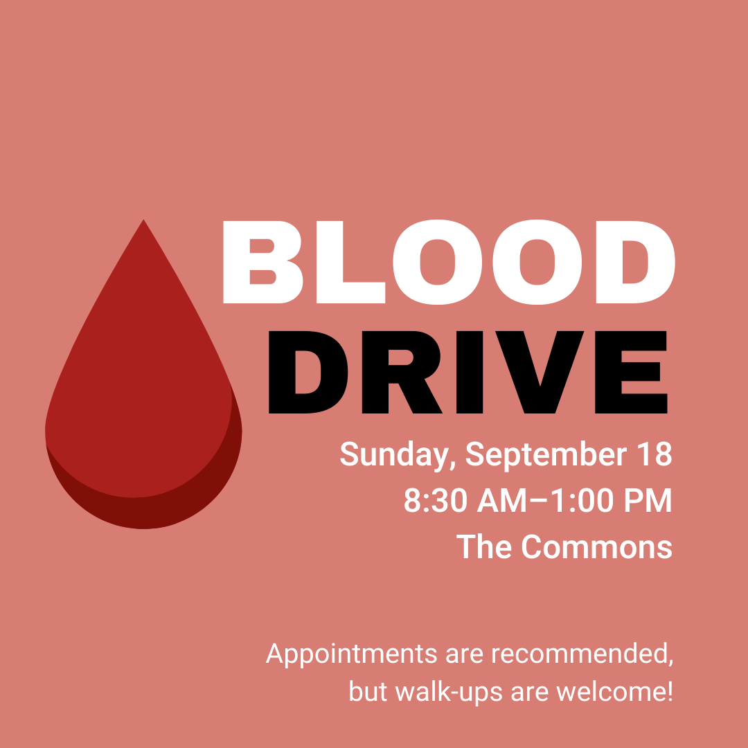 Blood Drive - Sunday, September 18
