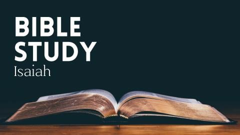 open bible on a table