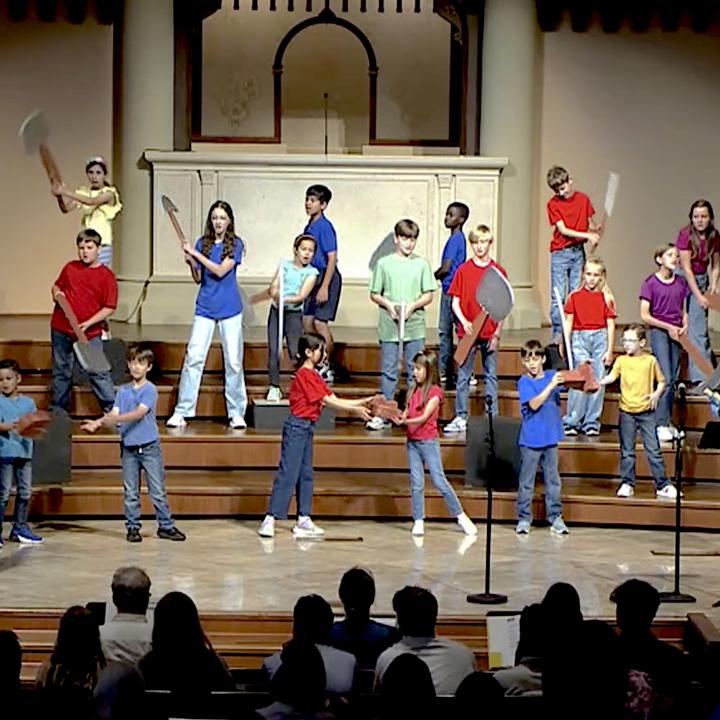 tribe and mainkids singing in the say what musical