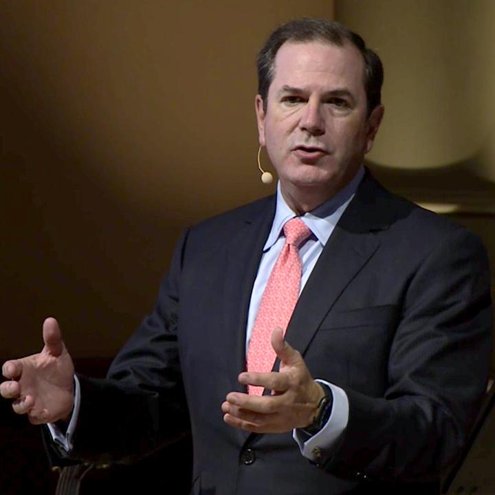 Steve Wells addressing the congregation during his sermon