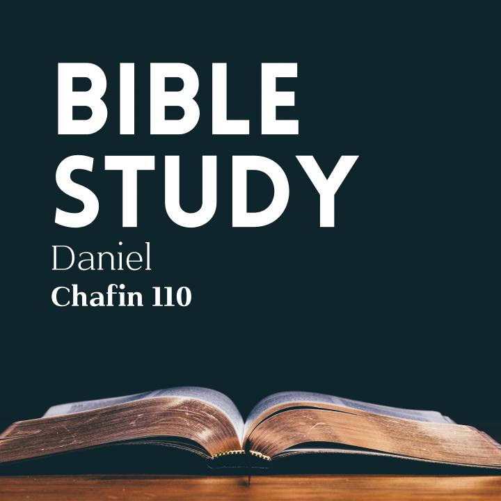 open bible on a table